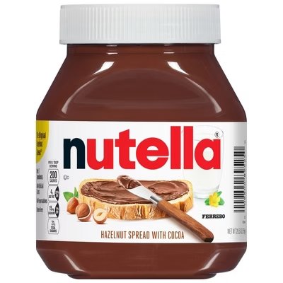 Nutella Ferrero Chocolate Hazelnut Spread - 26.5oz