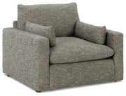 Dramatic Oversized Chair and Ottoman