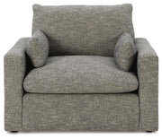 Dramatic Oversized Chair and Ottoman