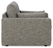 Dramatic Oversized Chair and Ottoman