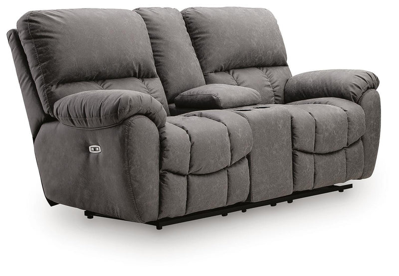 Bakerstein Power Reclining Loveseat with Console