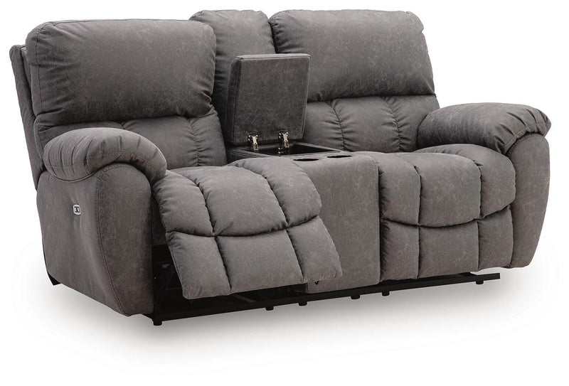 Bakerstein Power Reclining Loveseat with Console