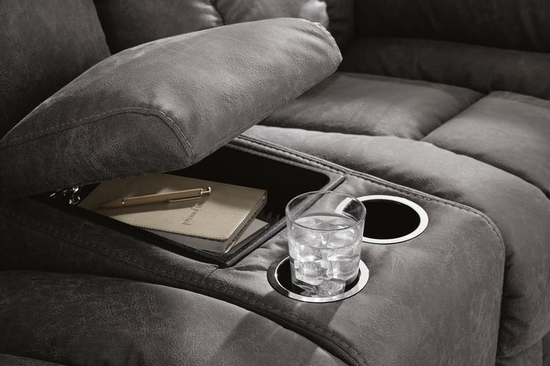 Bakerstein Power Reclining Loveseat with Console