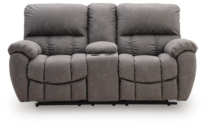 Bakerstein Power Reclining Loveseat with Console