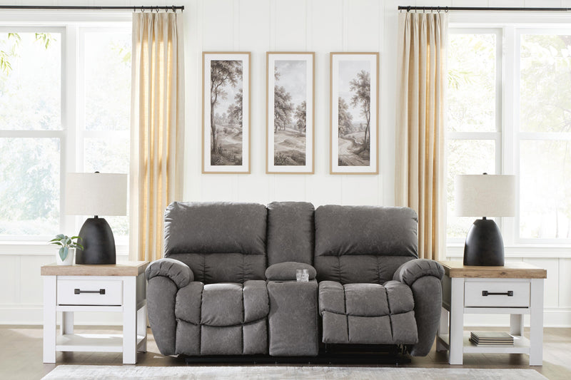 Bakerstein Power Reclining Loveseat with Console