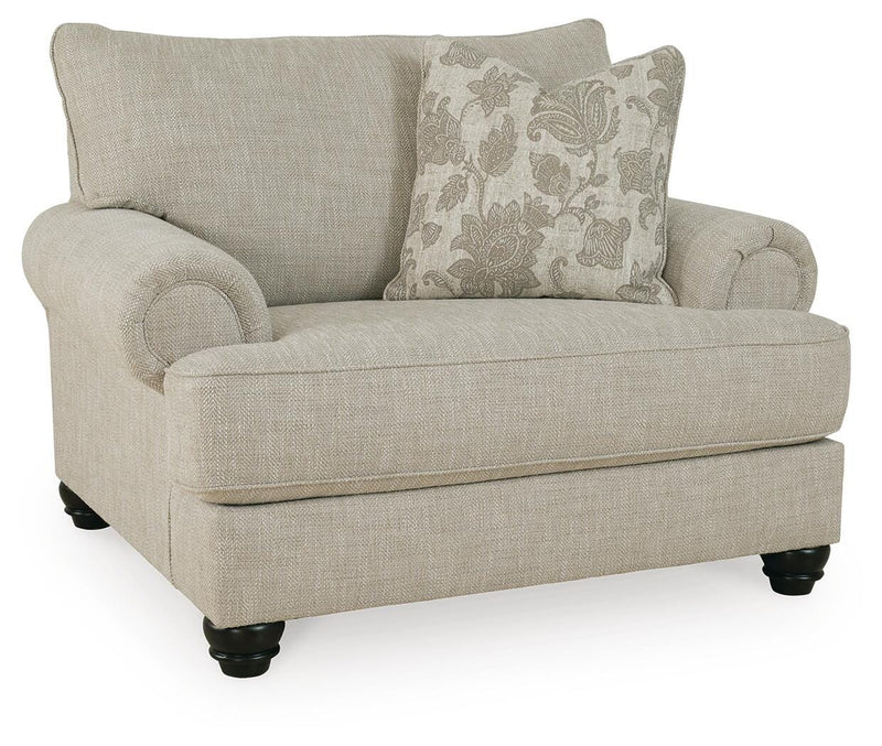 Asanti Oversized Chair and Ottoman