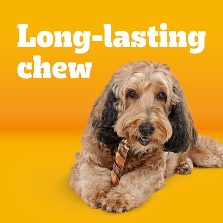 Pedigree Twisty Chews Long-Lasting Dog Treats Medium, Chicken & Beef Flavor, 9.17 oz. Pouch