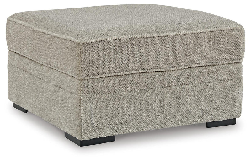 Calnita Oversized Swivel Chair and Ottoman