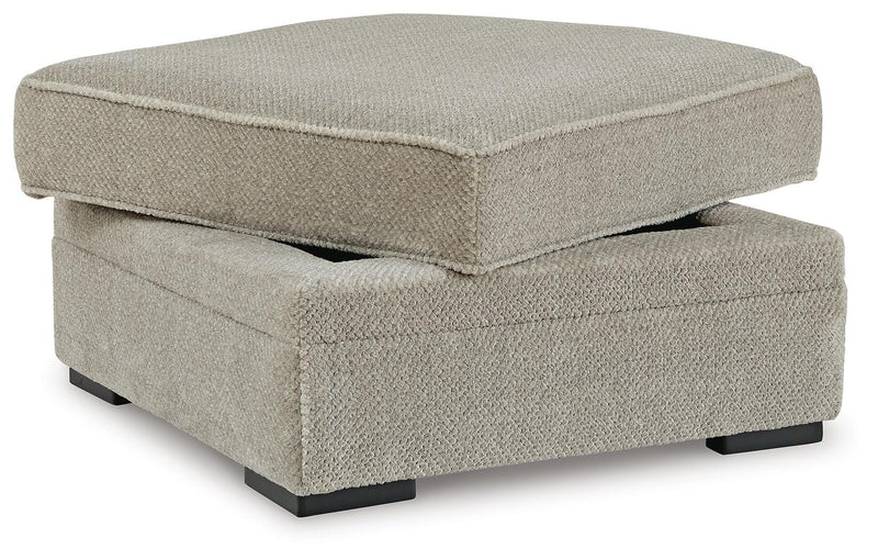 Calnita Oversized Swivel Chair and Ottoman
