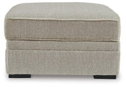 Calnita Oversized Swivel Chair and Ottoman