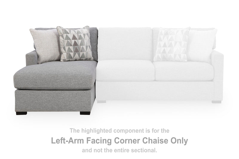 UrbanCrest Left-Arm Facing Corner Chaise
