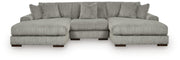 Lindyn 3-Piece Sectional with Double Chaise