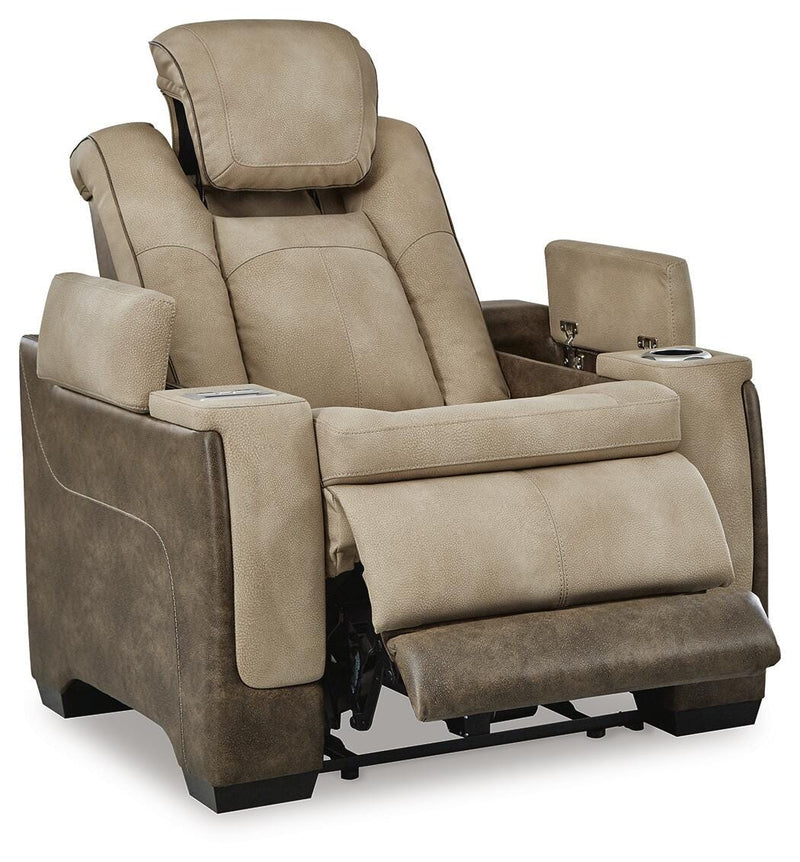 Next-Gen Durapella Power Reclining Loveseat and Power Recliner