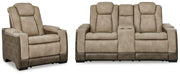 Next-Gen Durapella Power Reclining Loveseat and Power Recliner