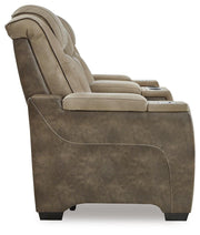 Next-Gen Durapella Power Reclining Loveseat with Console