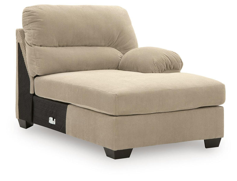 SimpleJoy 3-Piece Sectional and Ottoman