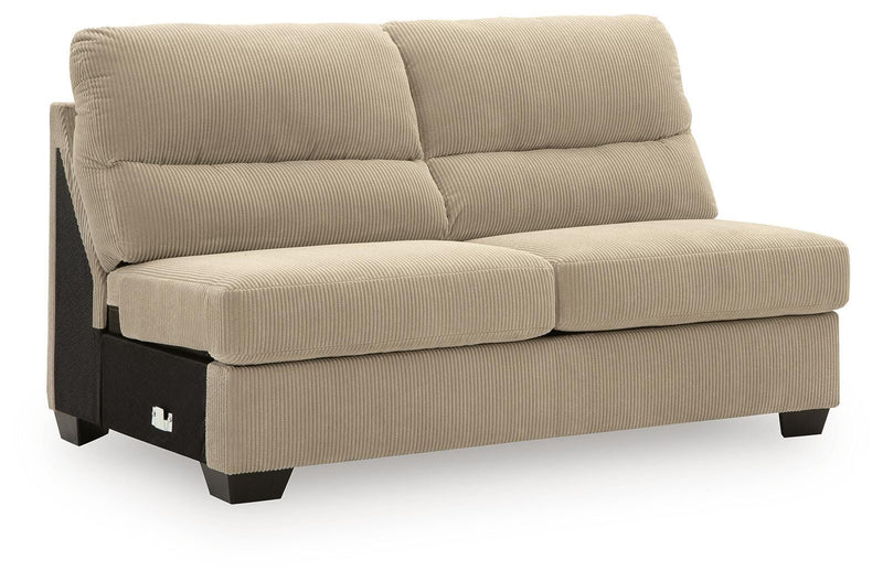 SimpleJoy 3-Piece Sectional and Ottoman