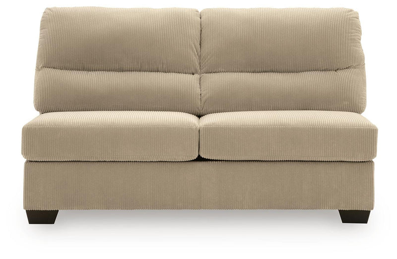 SimpleJoy 3-Piece Sectional and Ottoman