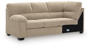 SimpleJoy Left-Arm Facing Sofa with Corner Wedge