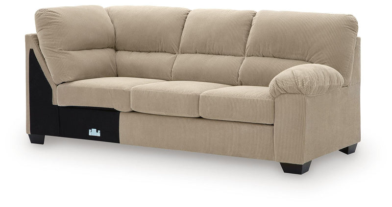 SimpleJoy Right-Arm Facing Sofa with Corner Wedge