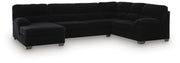 SimpleJoy 3-Piece Sectional with Chaise