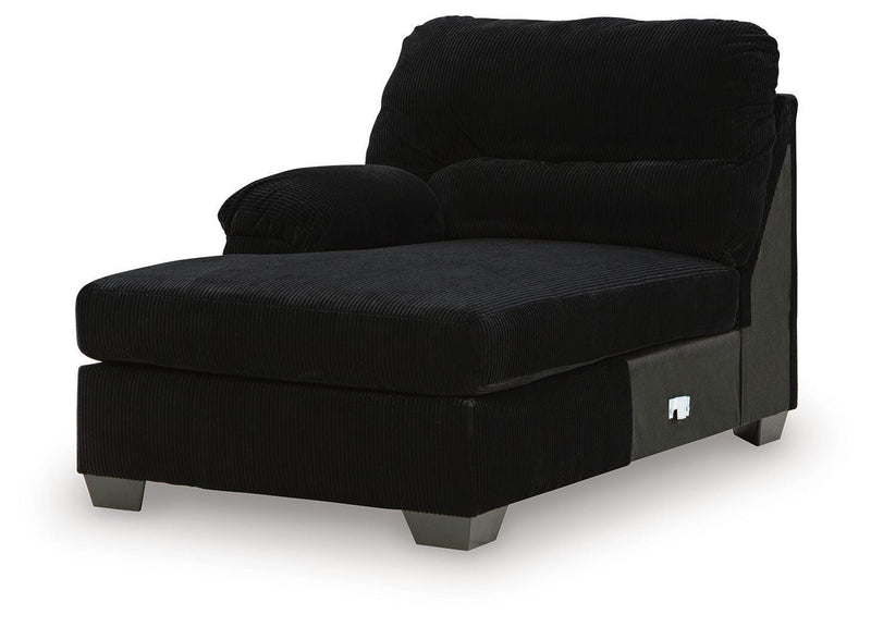 SimpleJoy Left-Arm Facing Corner Chaise