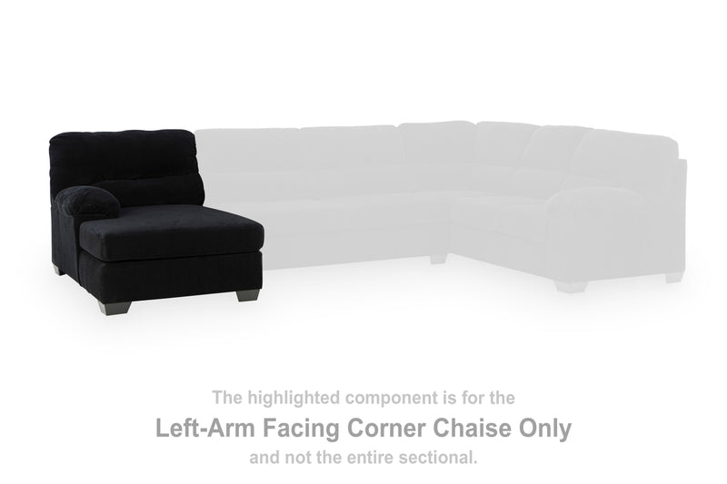 SimpleJoy Left-Arm Facing Corner Chaise