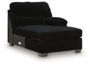 SimpleJoy Right-Arm Facing Corner Chaise