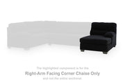 SimpleJoy Right-Arm Facing Corner Chaise