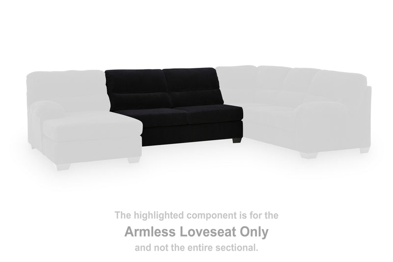 SimpleJoy Armless Loveseat