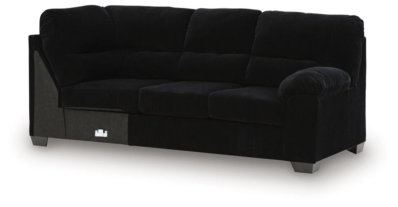 SimpleJoy Right-Arm Facing Sofa with Corner Wedge