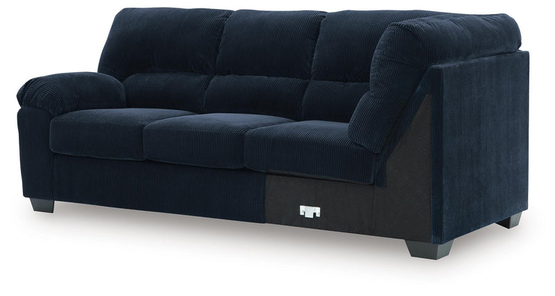 SimpleJoy Left-Arm Facing Sofa with Corner Wedge
