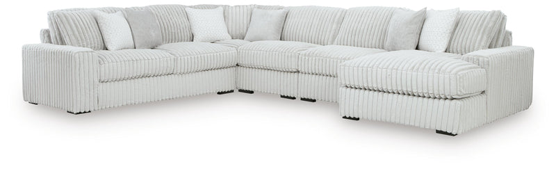 Stupendous 5-Piece Sectional with Chaise