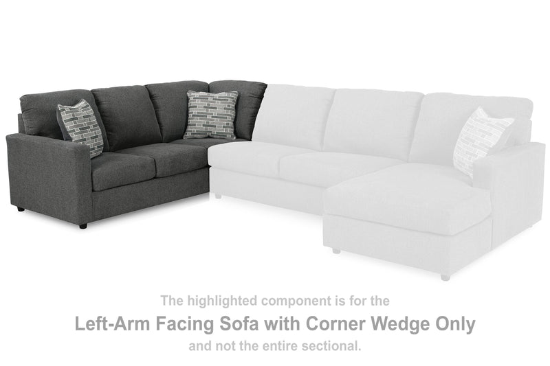 Edenfield Left-Arm Facing Sofa with Corner Wedge