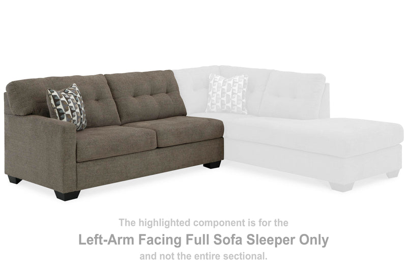 Mahoney Left-Arm Facing Full Sofa Sleeper