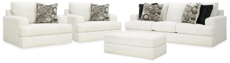 Karinne Sofa, 2 Chairs and Ottoman