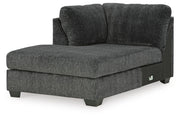 Biddeford 2-Piece Sectional and Oversized Swivel Accent Chair