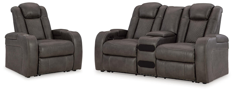 Fyne-Dyme Power Reclining Loveseat and Recliner