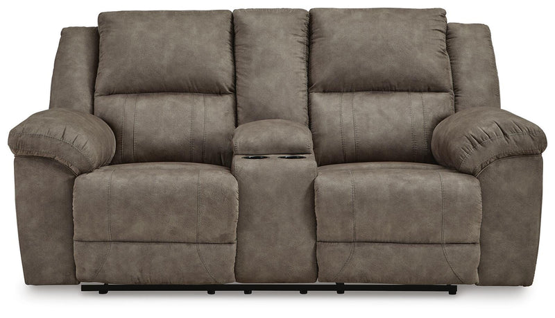 Laresview Reclining Loveseat with Console
