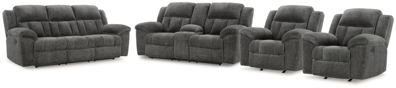 Frohn Reclining Sofa and Loveseat and 2 Recliners