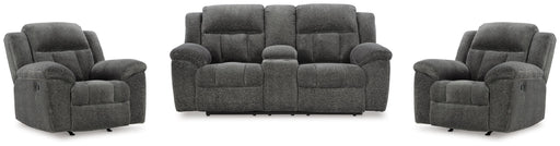 Frohn Reclining Loveseat with Console and 2 Recliners