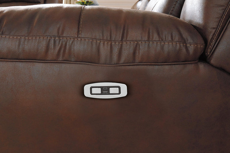 Stoneland Power Reclining Sofa and Loveseat