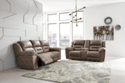 Stoneland Power Reclining Sofa and Loveseat