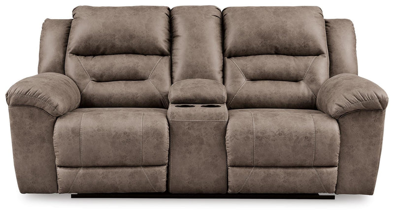 Stoneland Reclining Sofa and Power Reclining Loveseat