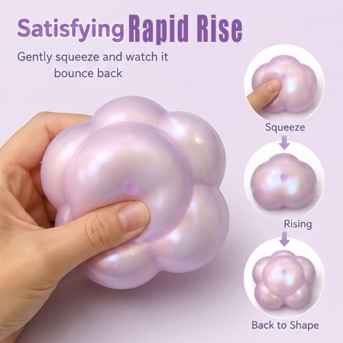 Cloud Squishy, Quick Rebound Stress Relief Desktop Ornament for Office & Home, 1PCS