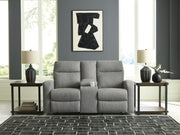 Gauntlet Reclining Loveseat with Console