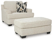 Heartcort Oversized Chair and Ottoman