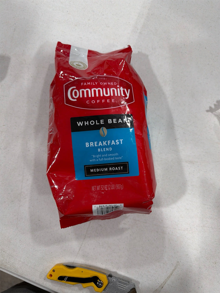 Community Coffee Breakfast Blend Medium Roast Whole Bean Coffee
