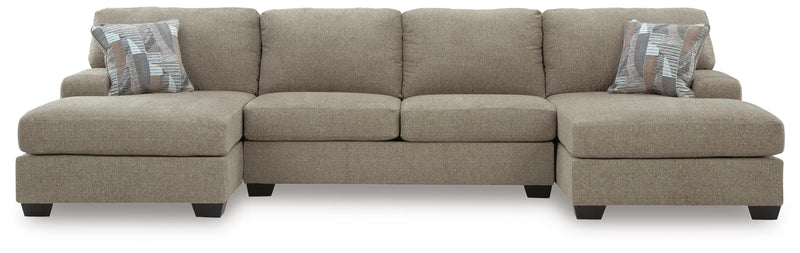 Newellen 3-Piece Sleeper Sectional with Double Chaise