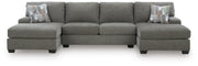 Clarington 3-Piece Sleeper Sectional with Double Chaise